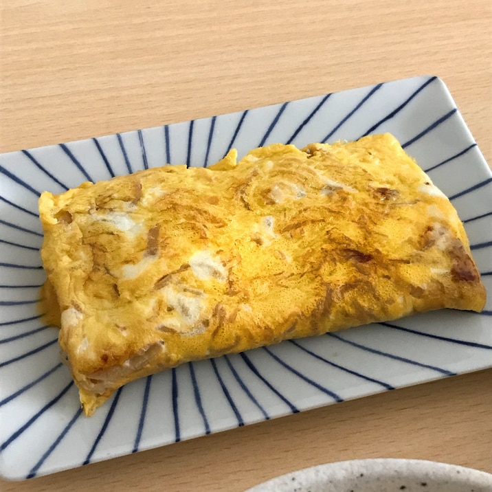 切り干し大根の煮物リメイク*卵焼き